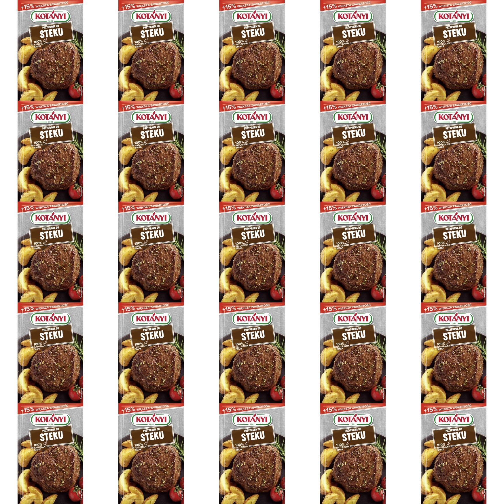 25x 35g Kotanyi Przyprawa do Steku Karton