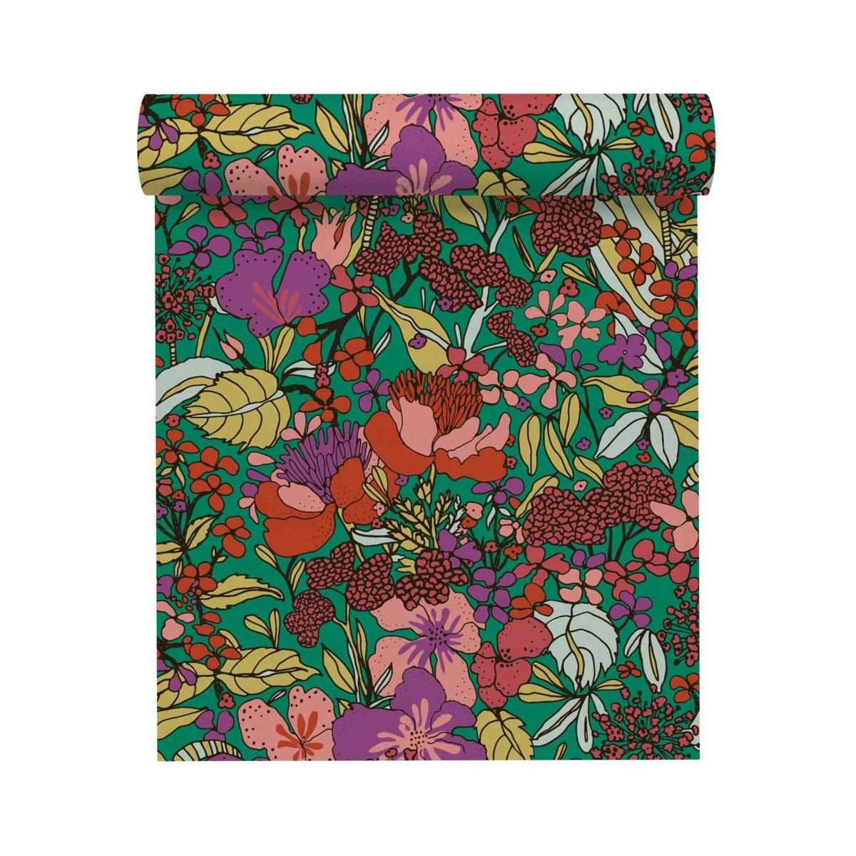 Tapeta As Creation Floral Impression 377561 zelená 0,53x10 m