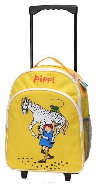 Walizka na kółkach Pippi żółta