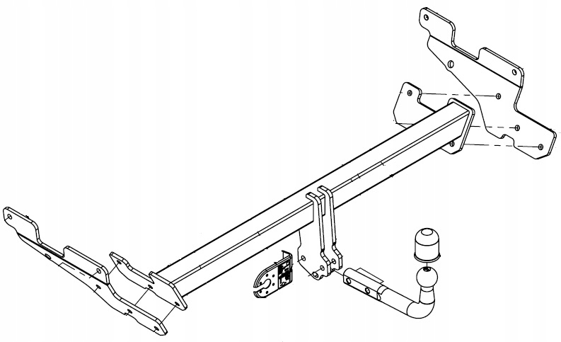 HAK HOLOWNICZY MAZDA CX-5 CX5 CX 5 II 2017- WIĄZKA I MODUŁ