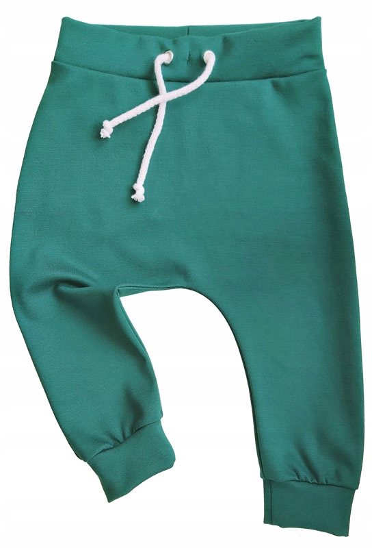 

110 Baggy Butelkowa zieleń spodnie dziecięce dres