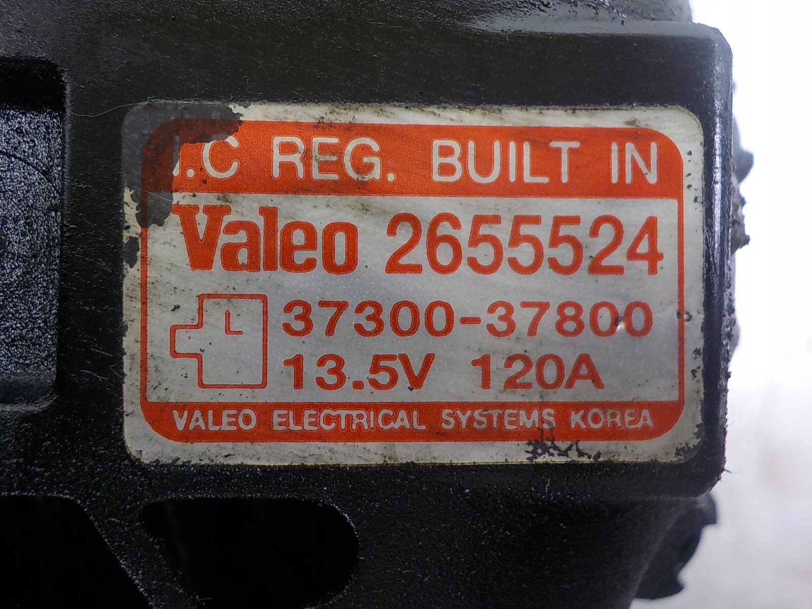HYUNDAI SANTA FE 2.7 V6 B ALTERNATOR 37300-37800