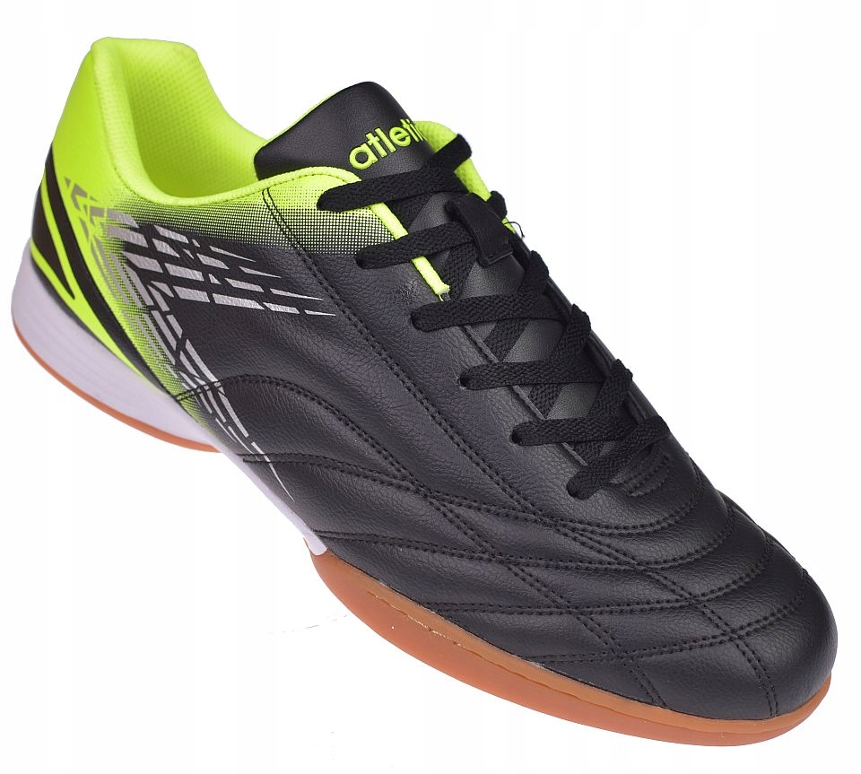 Halovky Atletico velké velikosti futsal kaučuk černé seledinové 2640 vel. 48