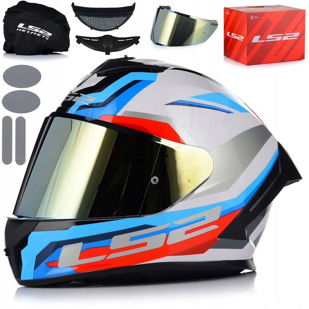 Motocyklová Prilba LS2 FF820 Rapid III System Pinlock Ecer 22.06 2x Sklo