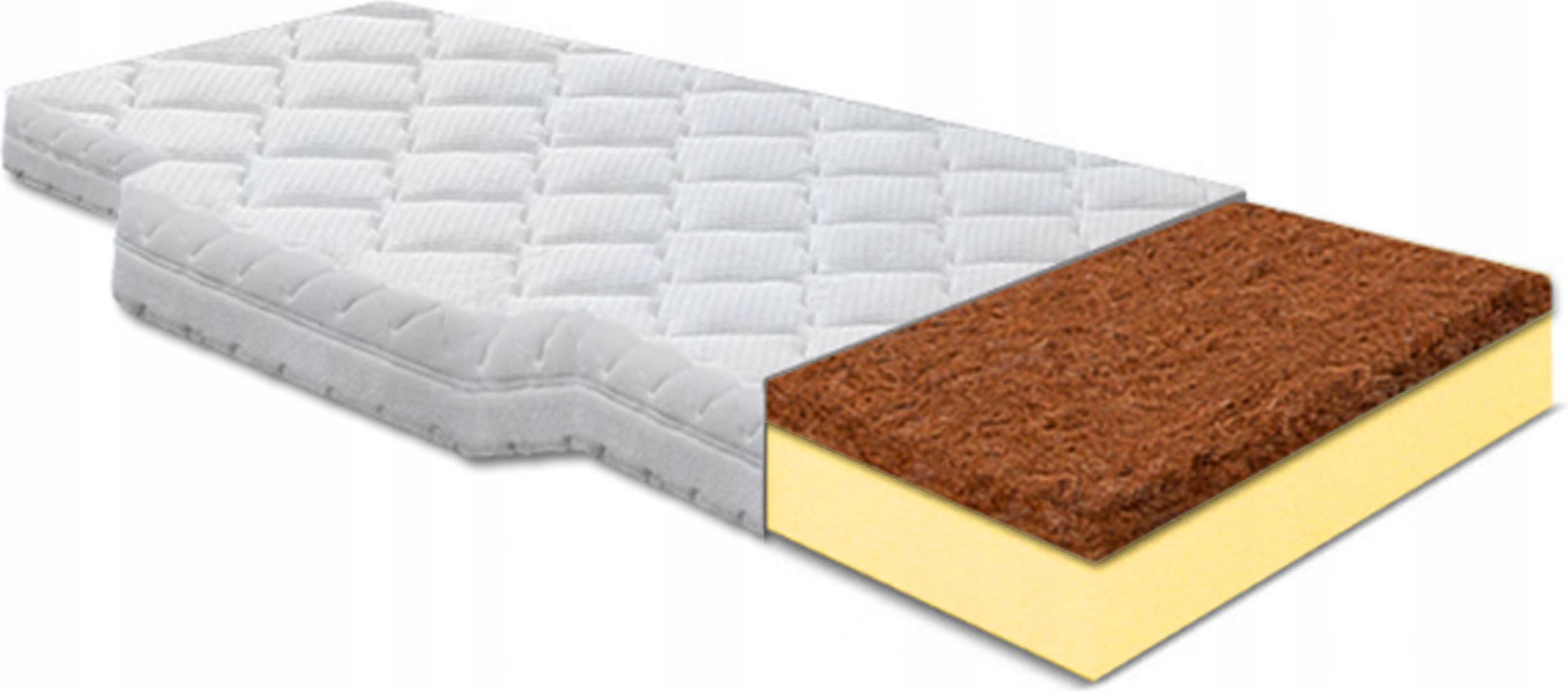 Penový matrac kokos daf 74x213 do kabíny vystužený scania 21 cm H2