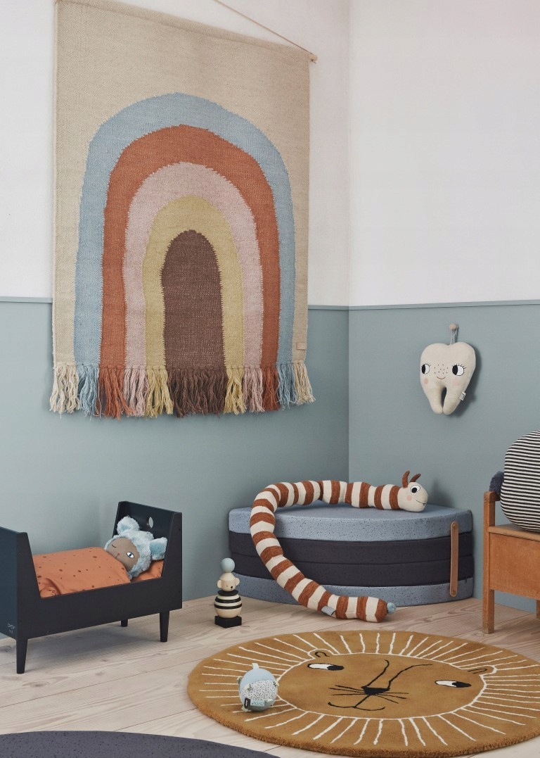 Dywan dziecięcy okrągły lew Lion OYOY EAN (GTIN) 8714713146383