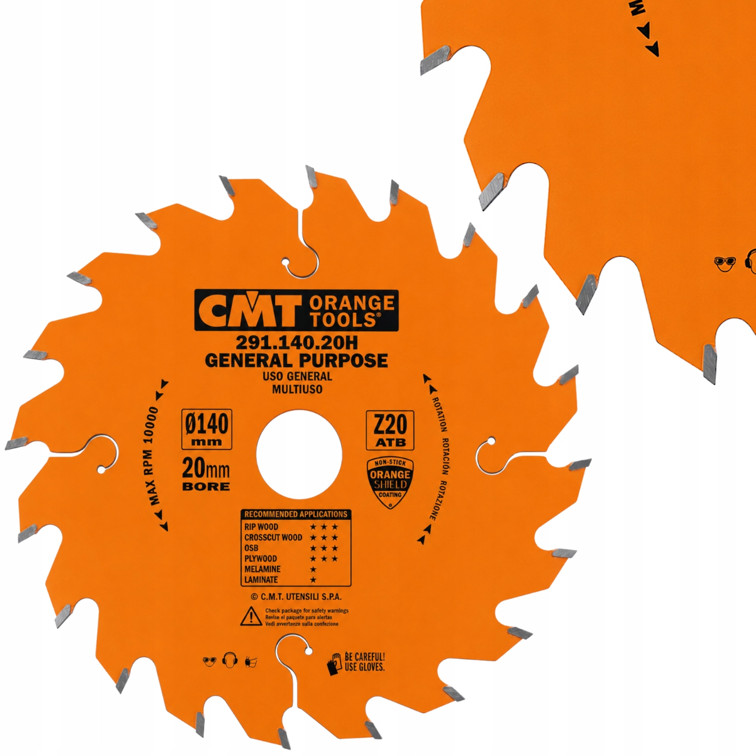 Cmt Piła tarczowa do drewna Osb sklejki 140 x 20mm 20z widia 291.140.20H