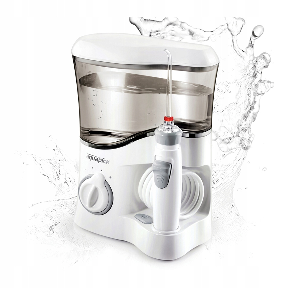 Aquapick AQ-300 irygator do zębów z 4 końcówkami