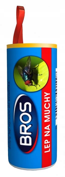 BROS LEP NA MUCHY OKRĄGŁY TAŚMA KLEJOWA PUŁAPKA