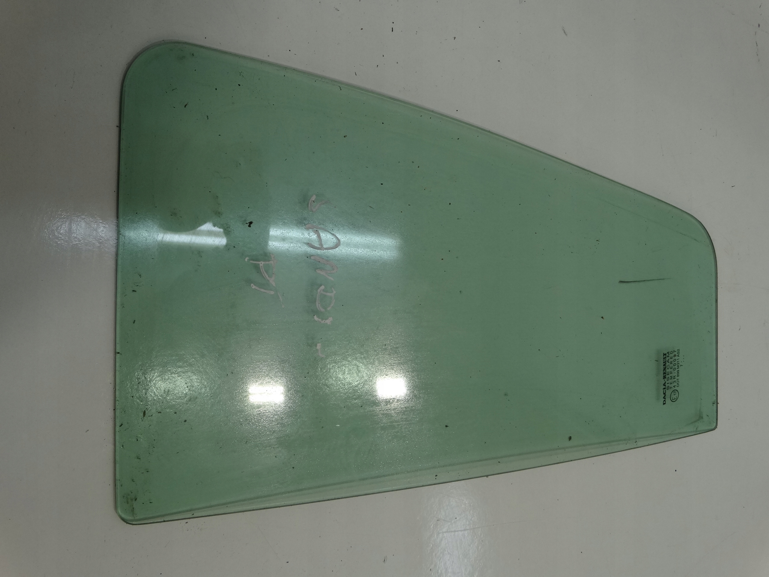 window bodywork left rear part DACIA SANDERO II 2017R. 43R-00097