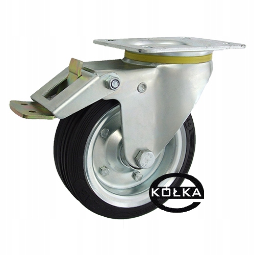 Kolo Kolečko fi.160mm kov-guma Otočné Brzdy