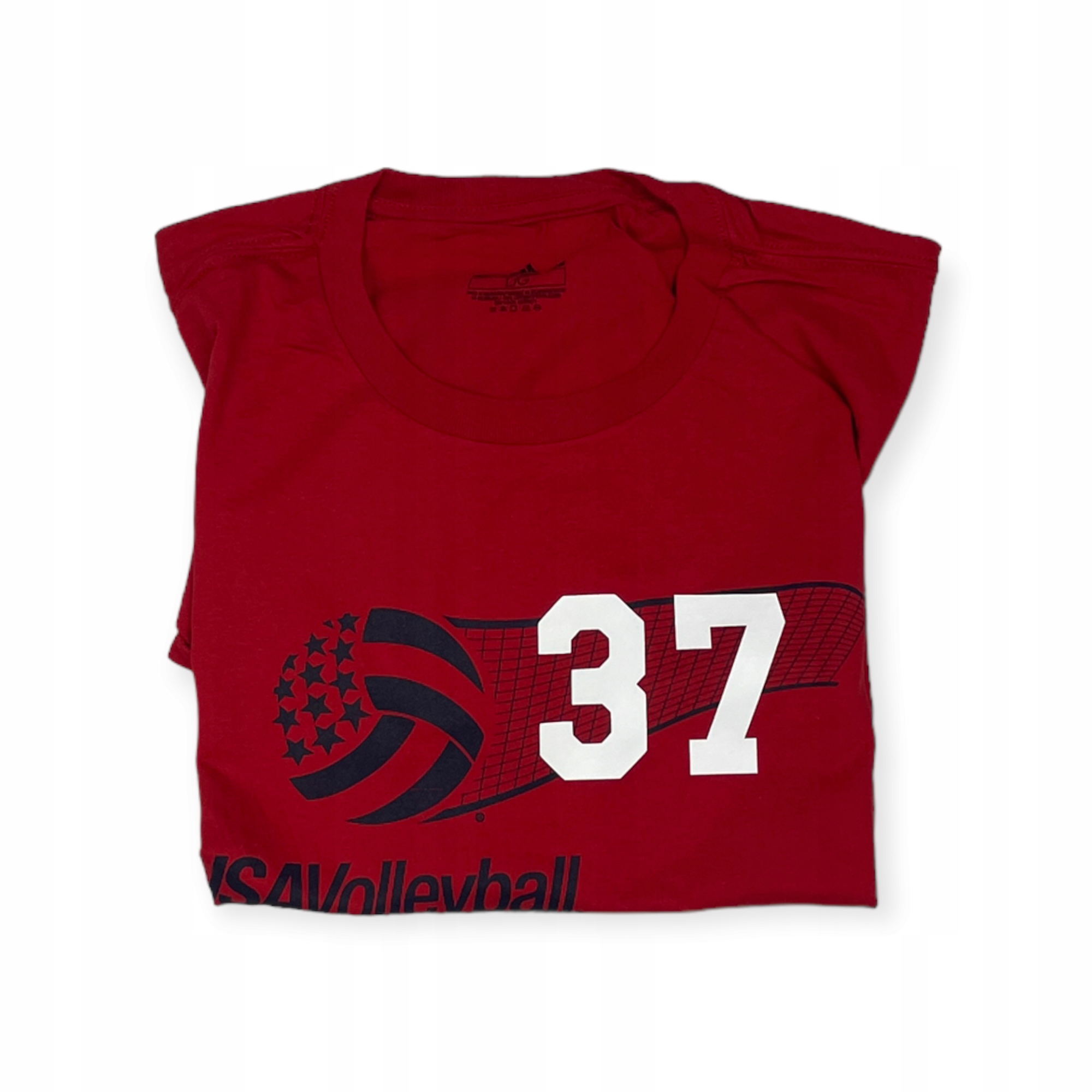 Koszulka męska czerwona Adidas USA Volleyball 37 L Rozmiar L