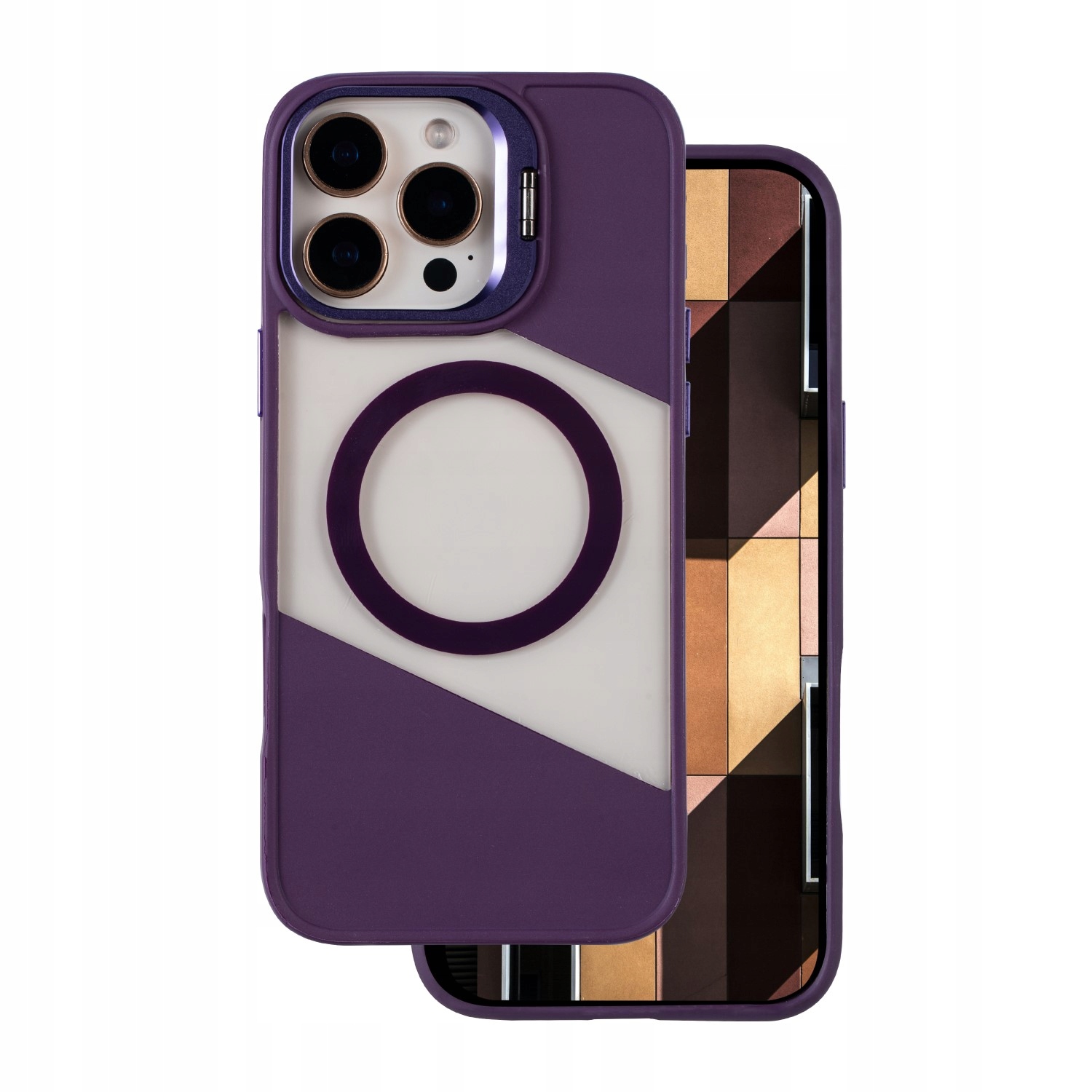 Nakładka Fusion Mag do iPhone 16 Pro 6,3" fioletowa Tfo