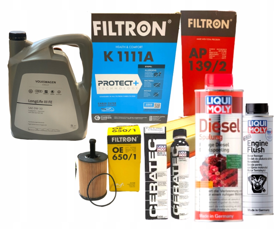 

Zestaw Filtrów +liqui Moly +olej Vw Passat B6
