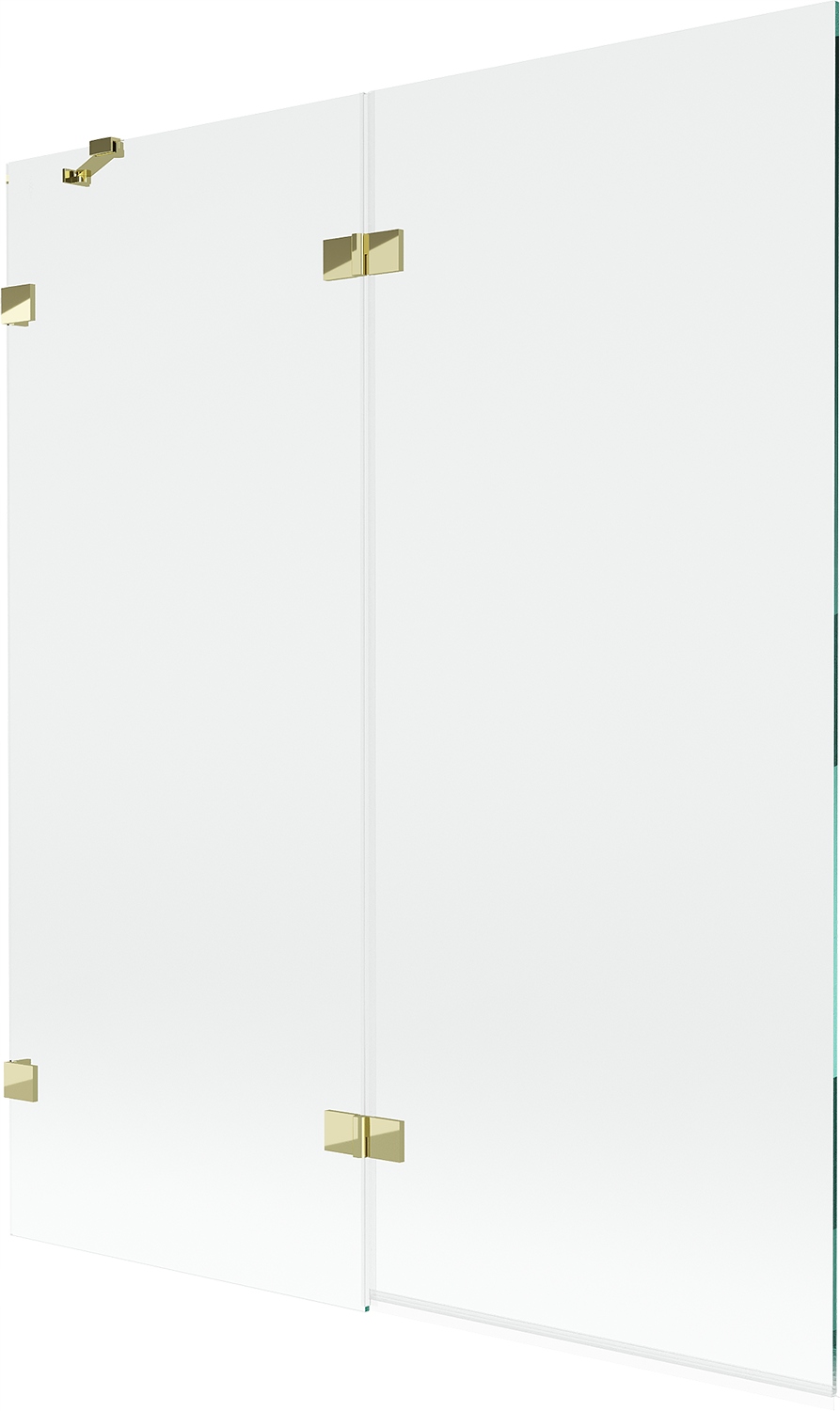 Mexen Lunar koupelnová zástěna 2-křídlá levá 140 x 150 cm, transparentní, z