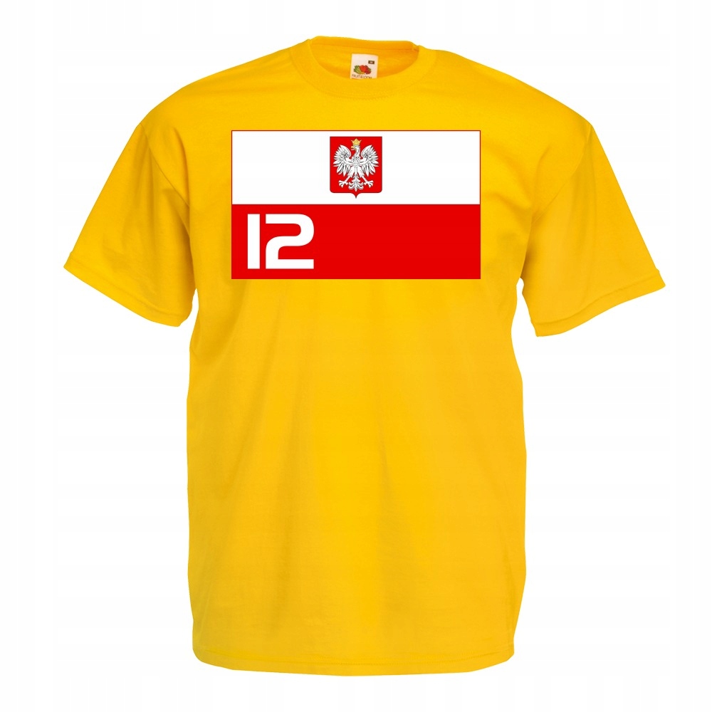 

Koszulka kibica Polska reprezentacja XXL żółta