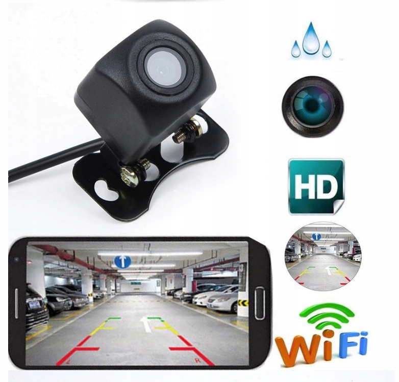 Bezprzewodowa Kamera Cofania WiFi Android iOS HD EAN 5068647714204