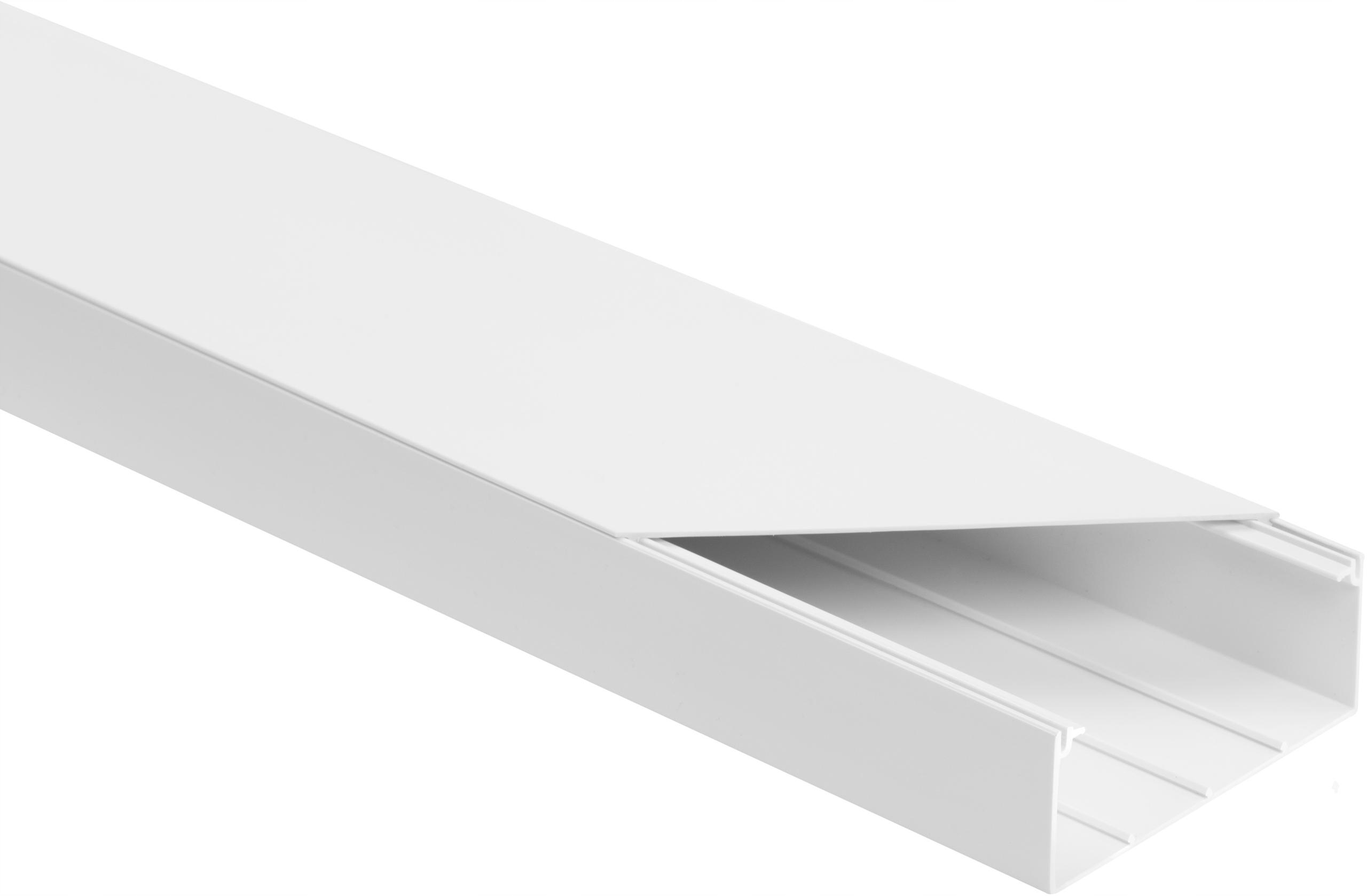 Elektroinštalačná lišta komplet Biela Ls 90x40 2 m (balík 8ks)
