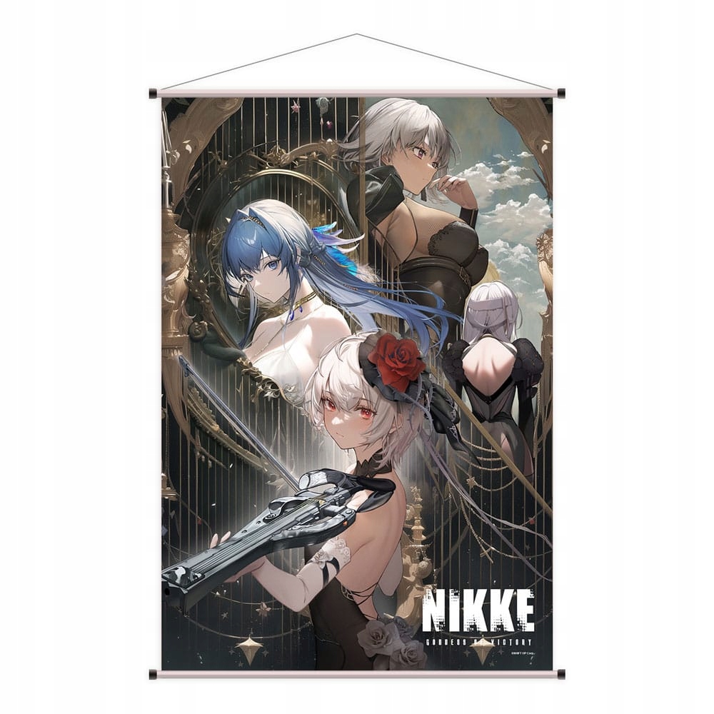 Goddess of Victory: Nikke Wallscroll – Sugar, Helm, Julia & Modernia 60 x 90 cm