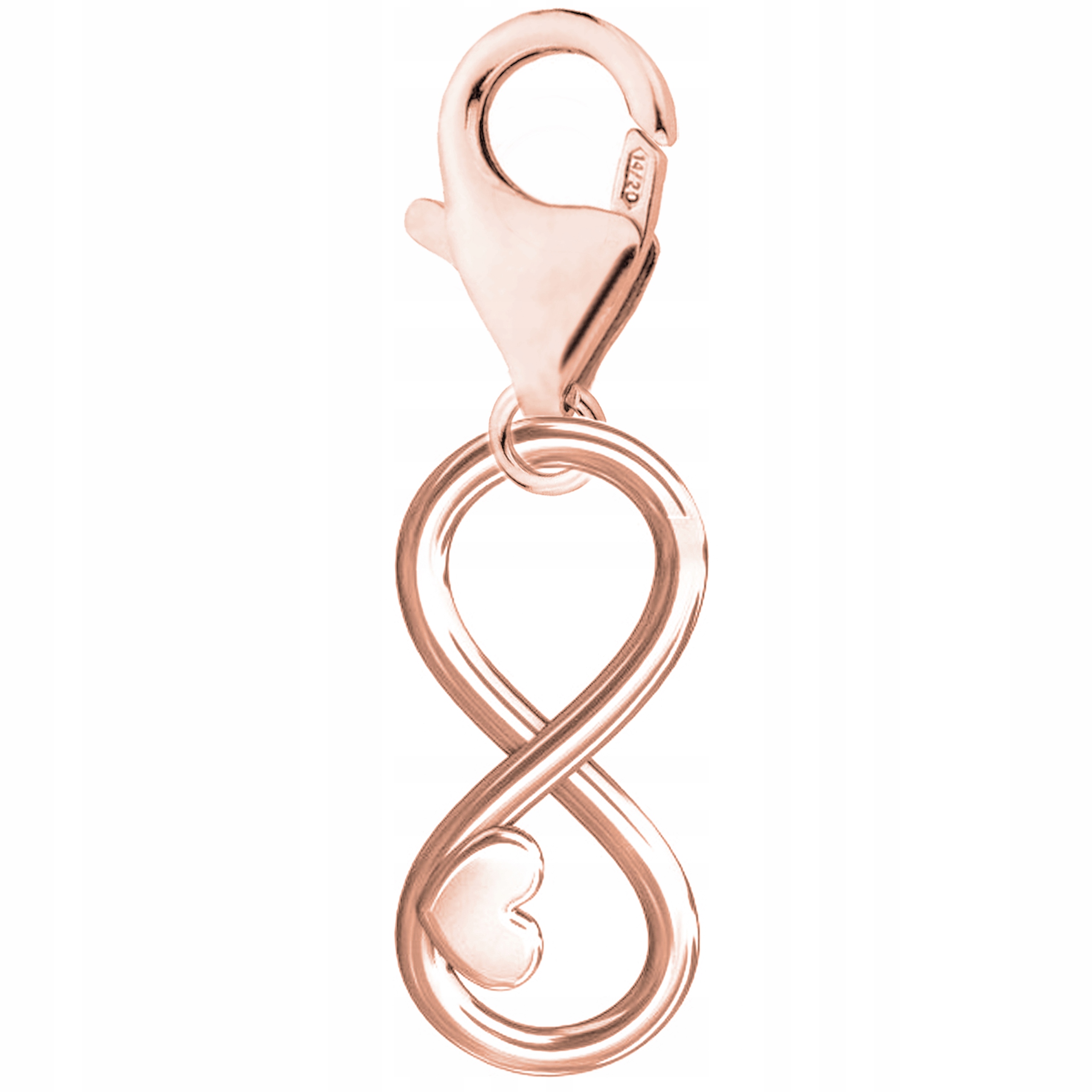 Pozlacený přívěsek s nekonečností Znamení věčné lásky Stříbro 925