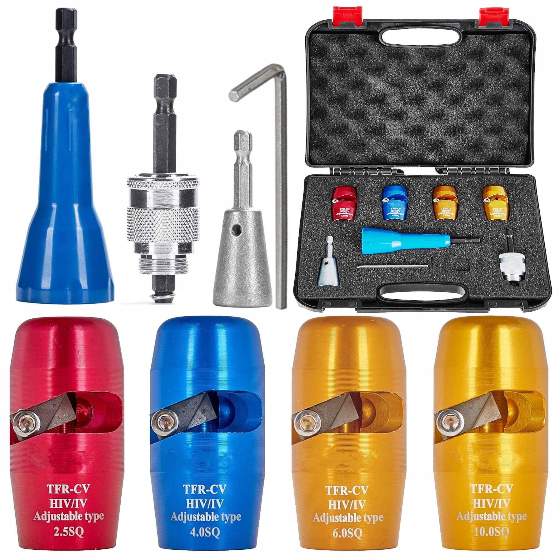 Sada Pro Odizolování A Kroucení Kabelů Na Šroubovák