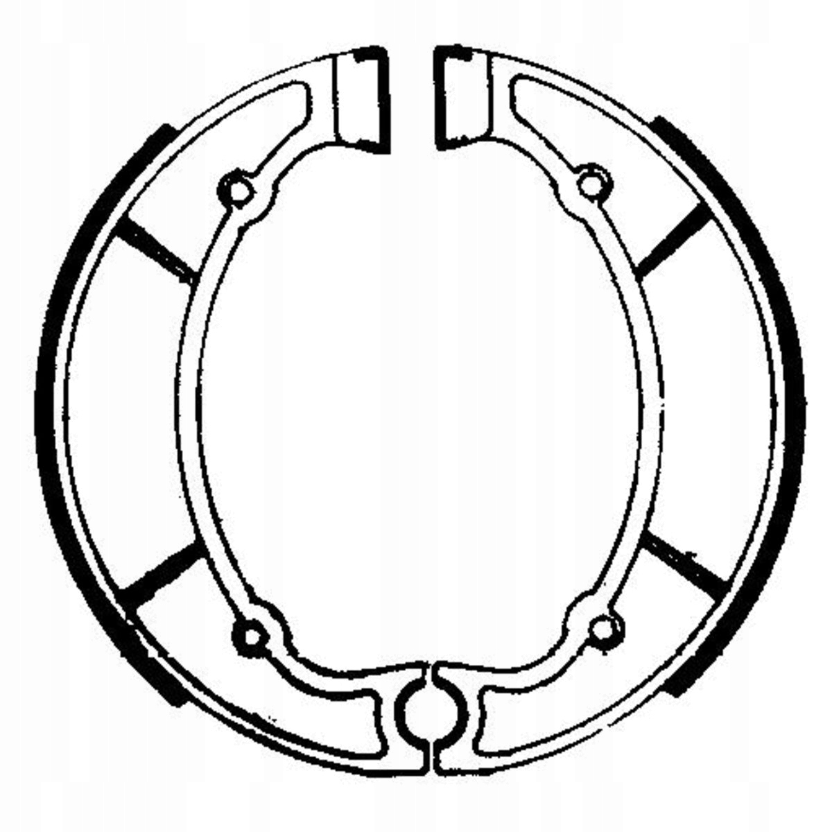 ICNT/FSB769/ZAPS - Гальмівні колодки задні YAMAHA XJ, XV, XZ 550/750 19
