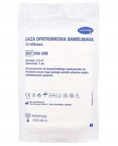

Hartmann Gaza opatr. baw. kopert. jał. 13n, 1/2 m2