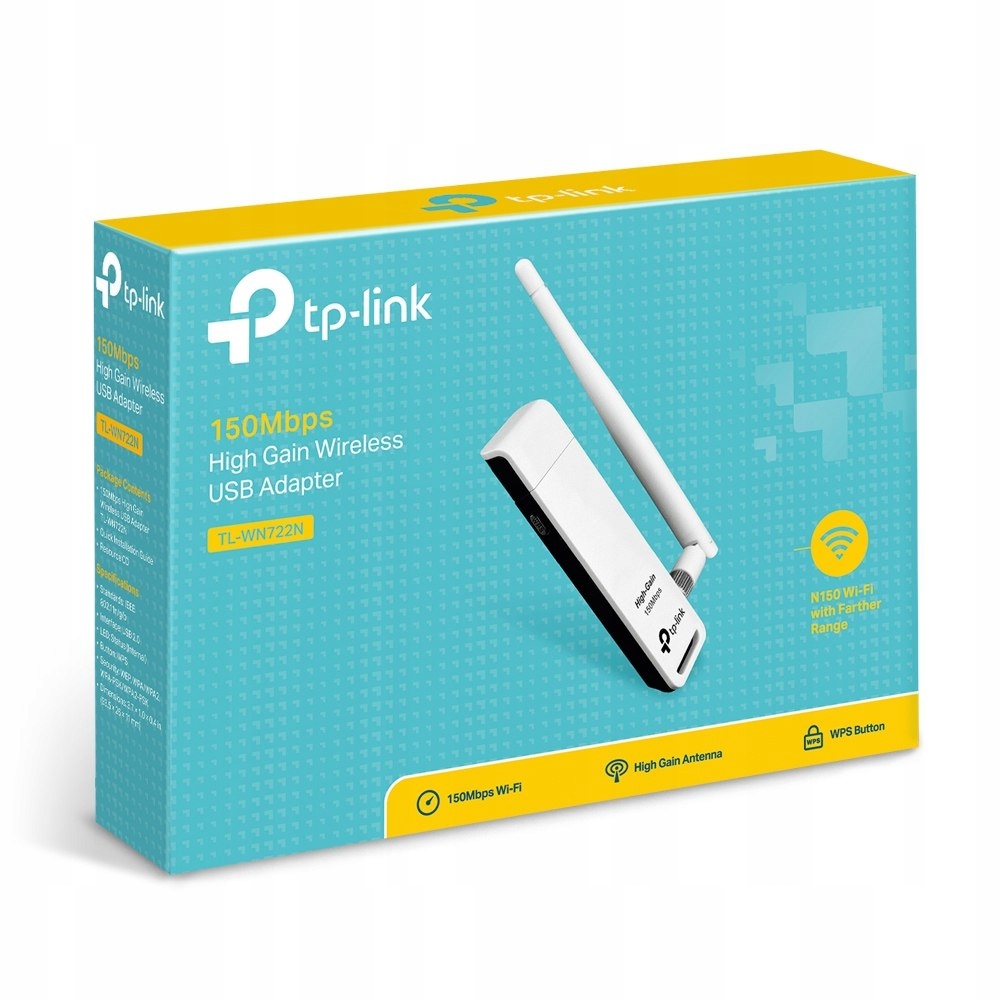

Karta sieciowa zewnętrzna TP-Link TL-WN722N