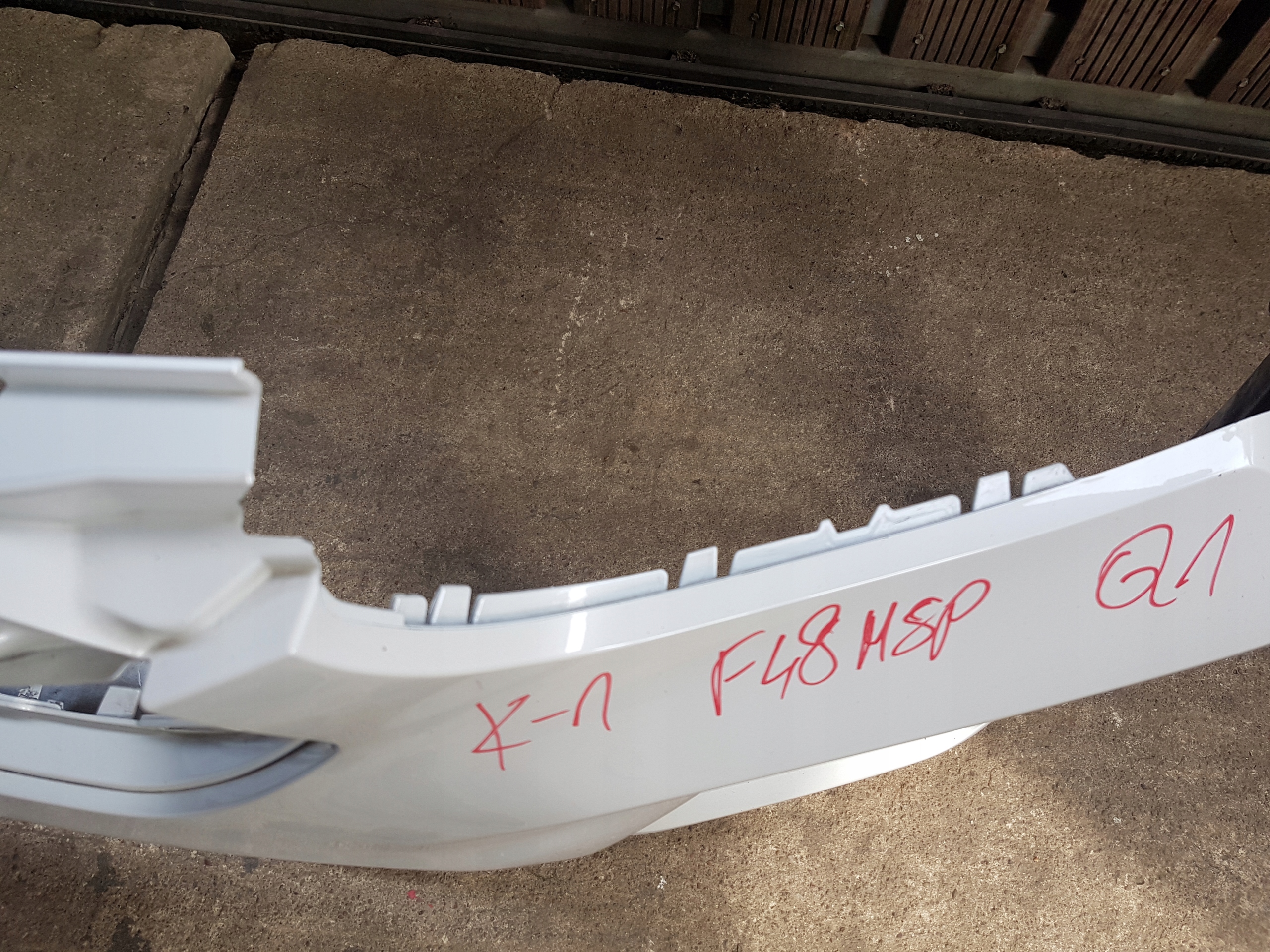front bumper BMW X1 F48 LCI m-packet