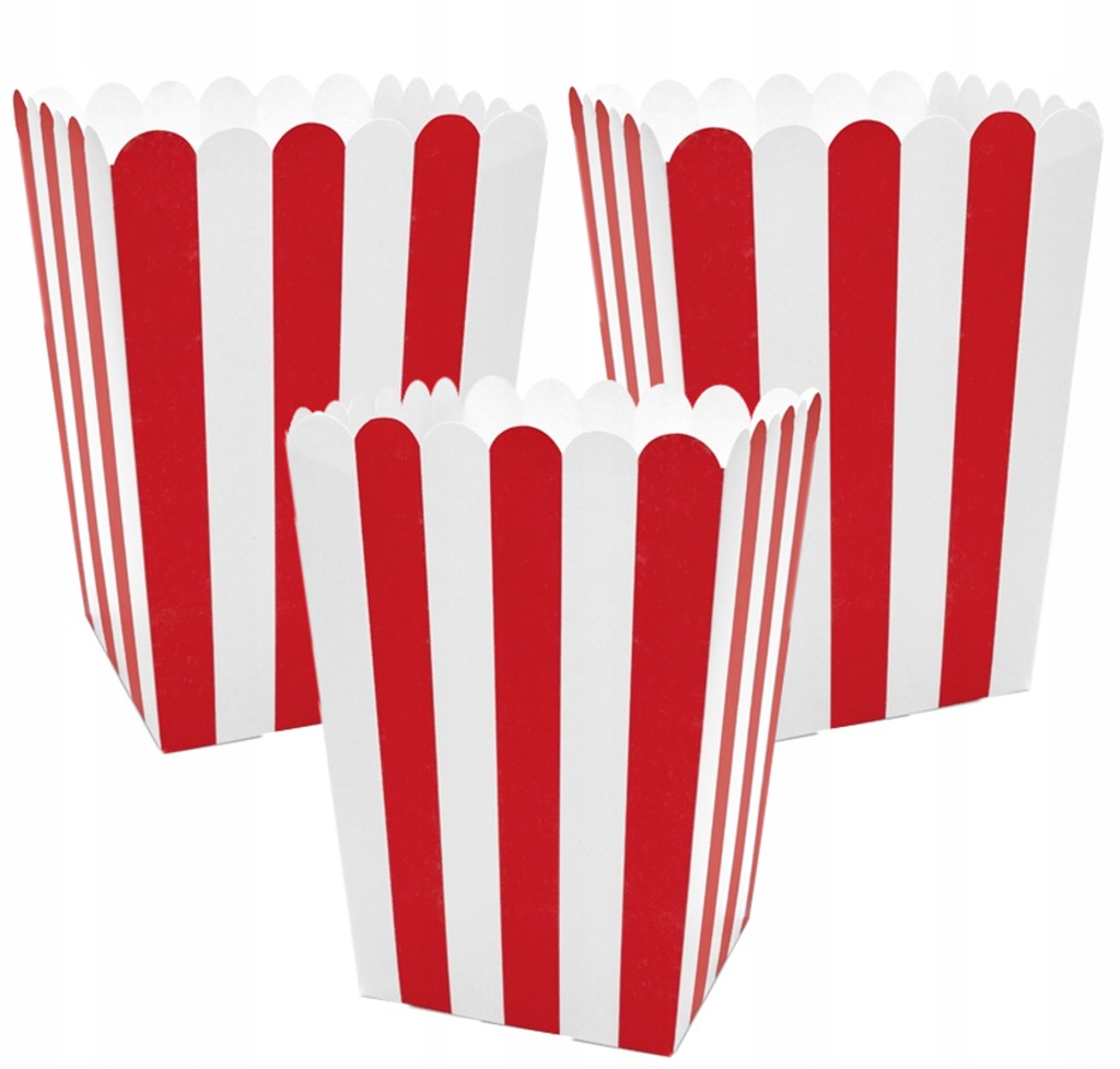 

Pudełka Pudełko na popcorn, mix, 7x7x12,5cm