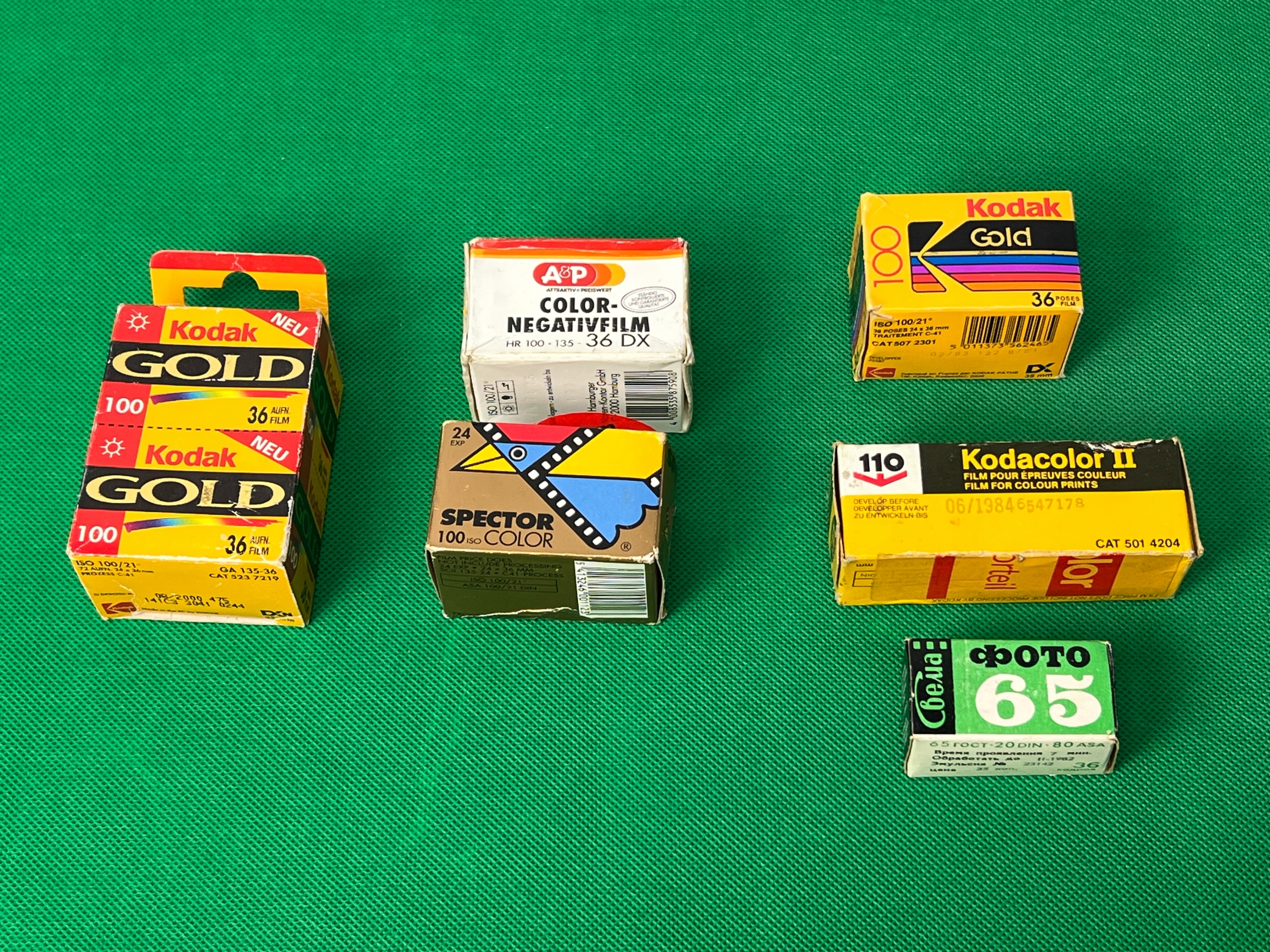 ZESTAW FILMÓW FOTOGRAFICZNYCH, KLISZA >>>