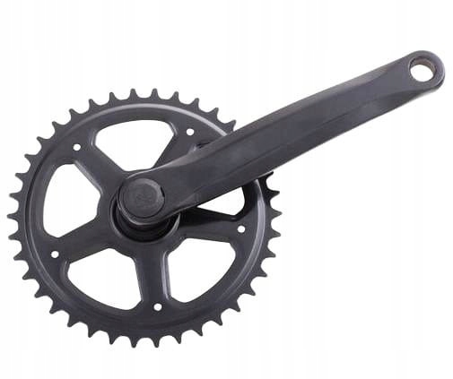 Korby Amar Onyx 38T 170 mm czarne