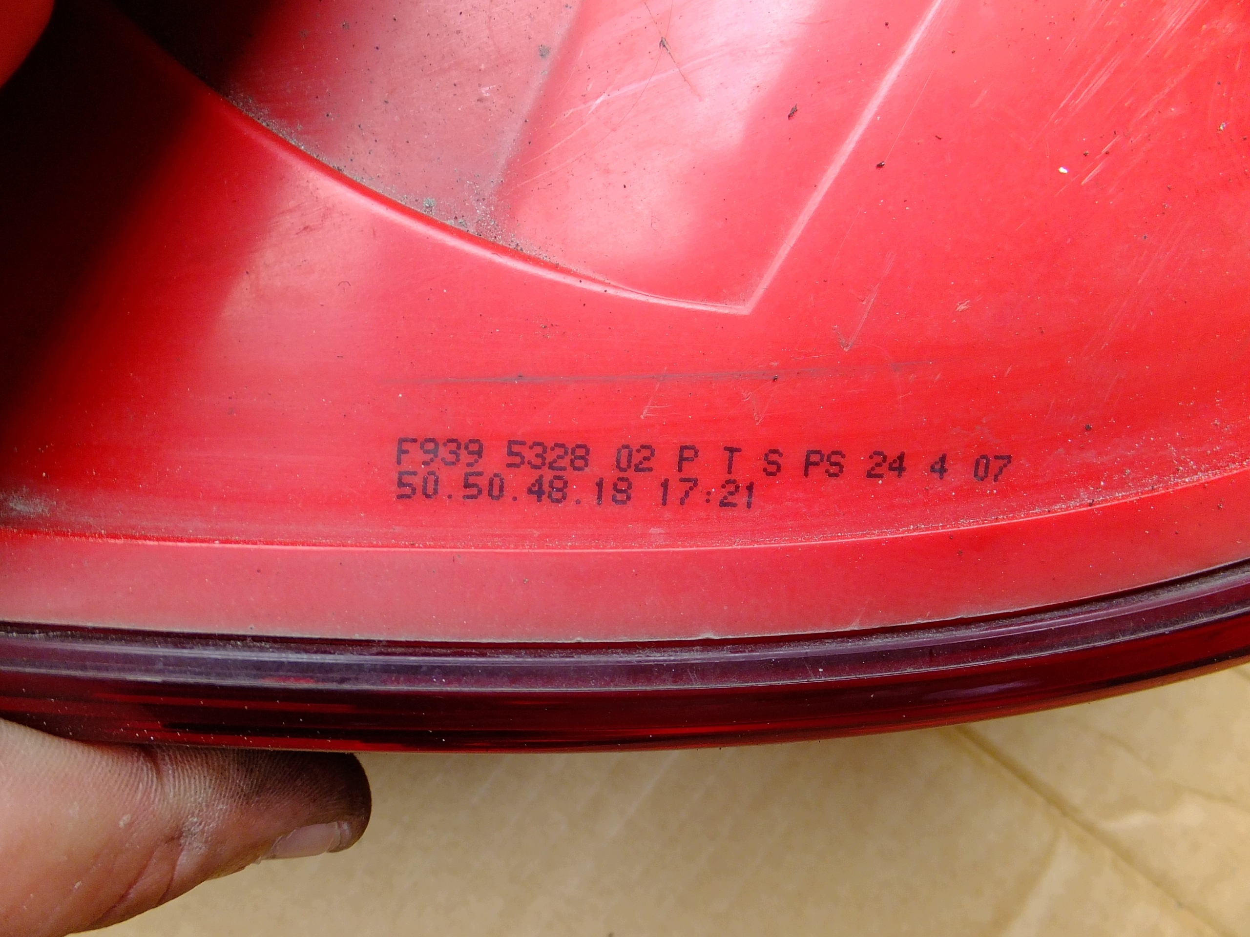 light right rear part alfa romeo 159 kombi 2007r