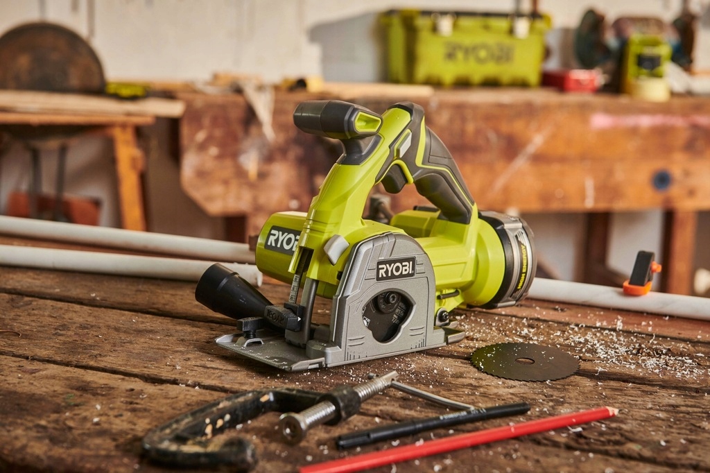 RYOBI PIŁA R18MMS-0 PILARKA PRZECINARKA TARCZOWA AKUMULATOROWA 18V 85mm Kod producenta R18MMS0