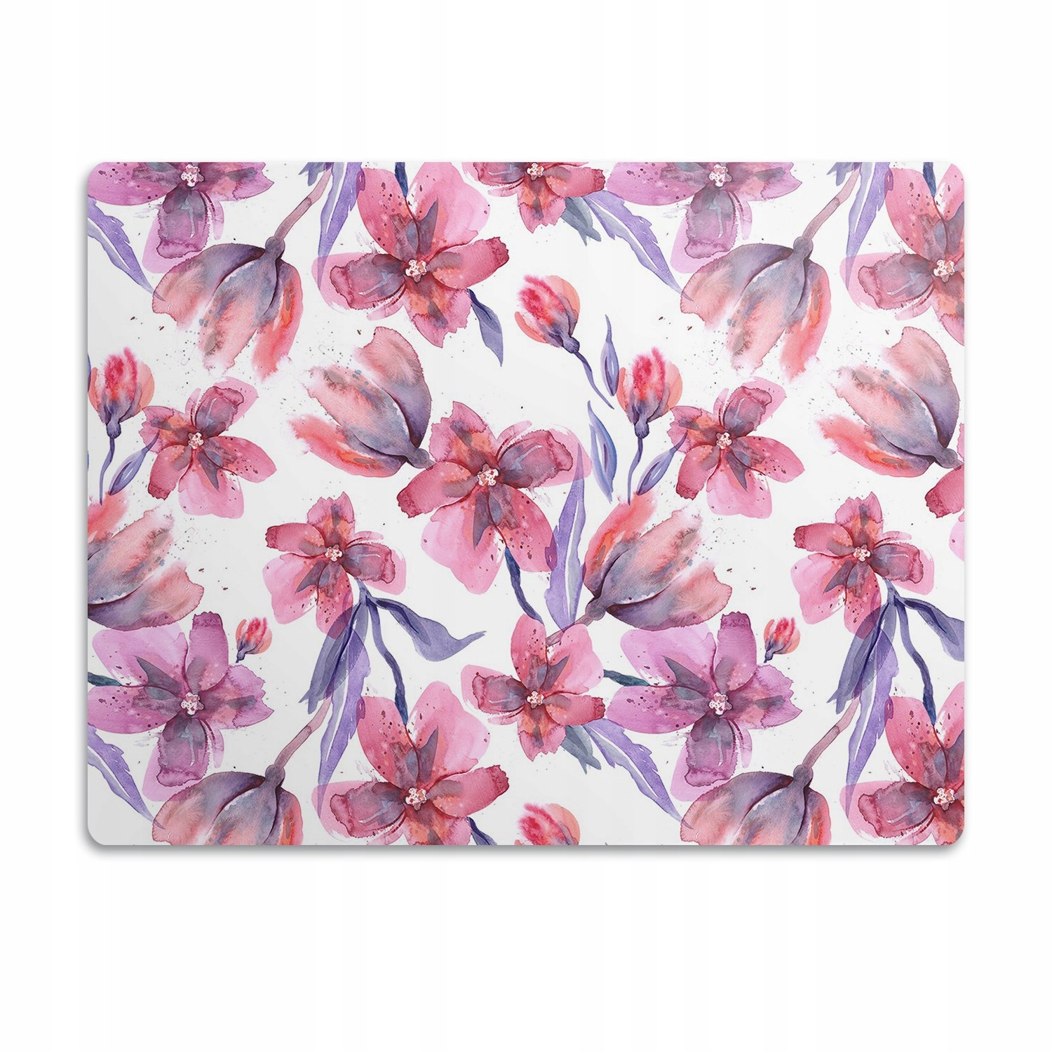 Levně Voděodolná podložka pod misku Pastelové květiny 60x40