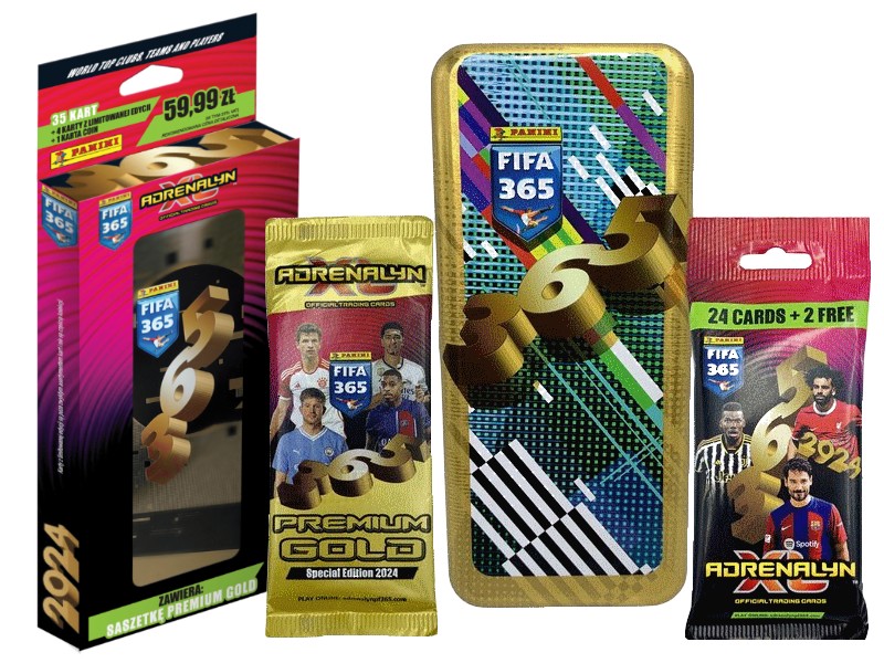 KARTY FIFA 365 ADRENALYN 2024 puszka kolekcjonera nr2