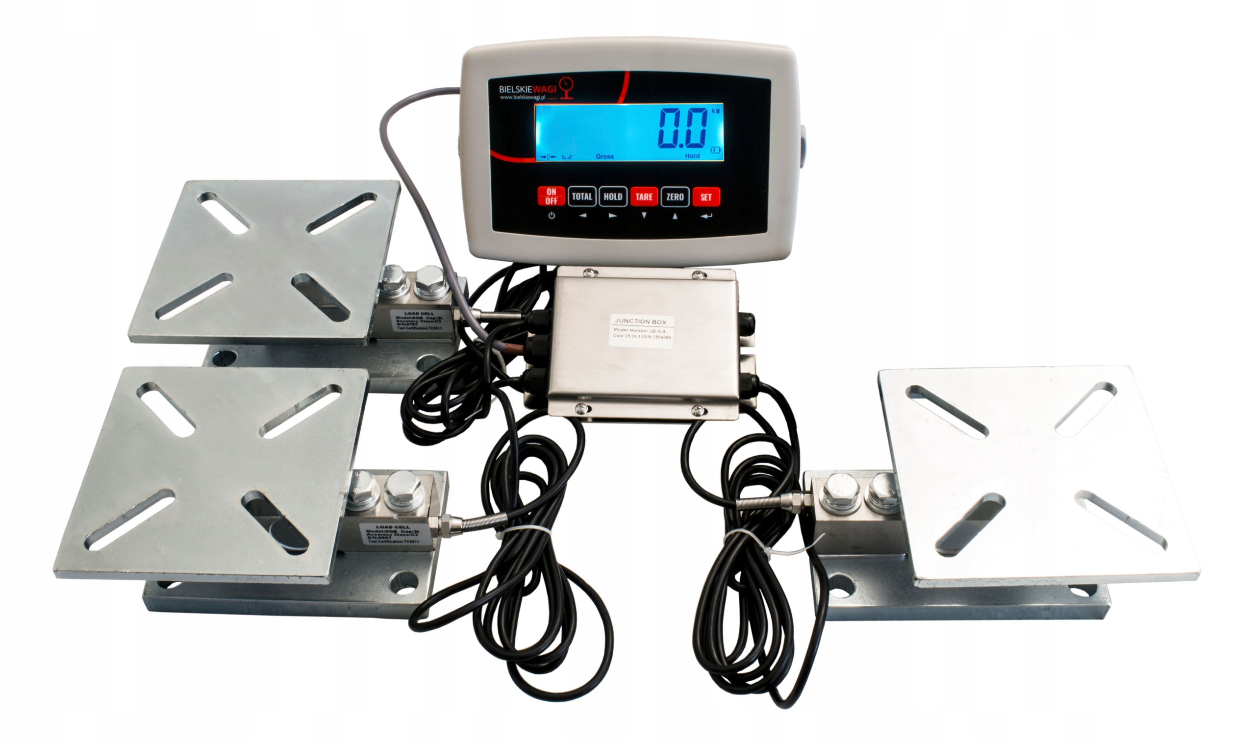 Váha pod míchačku krmiva Nádrž 3 Snímače 11T Pozink Bielskie Wagi