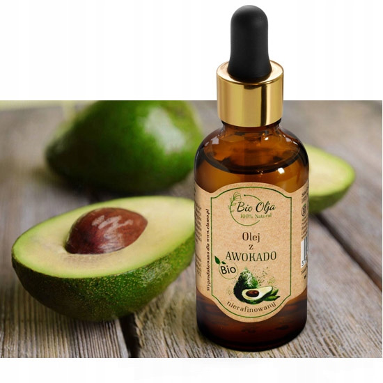 OLEJ AWOKADO AVOCADO BIO pod OCZY na TWARZ i WŁOSY