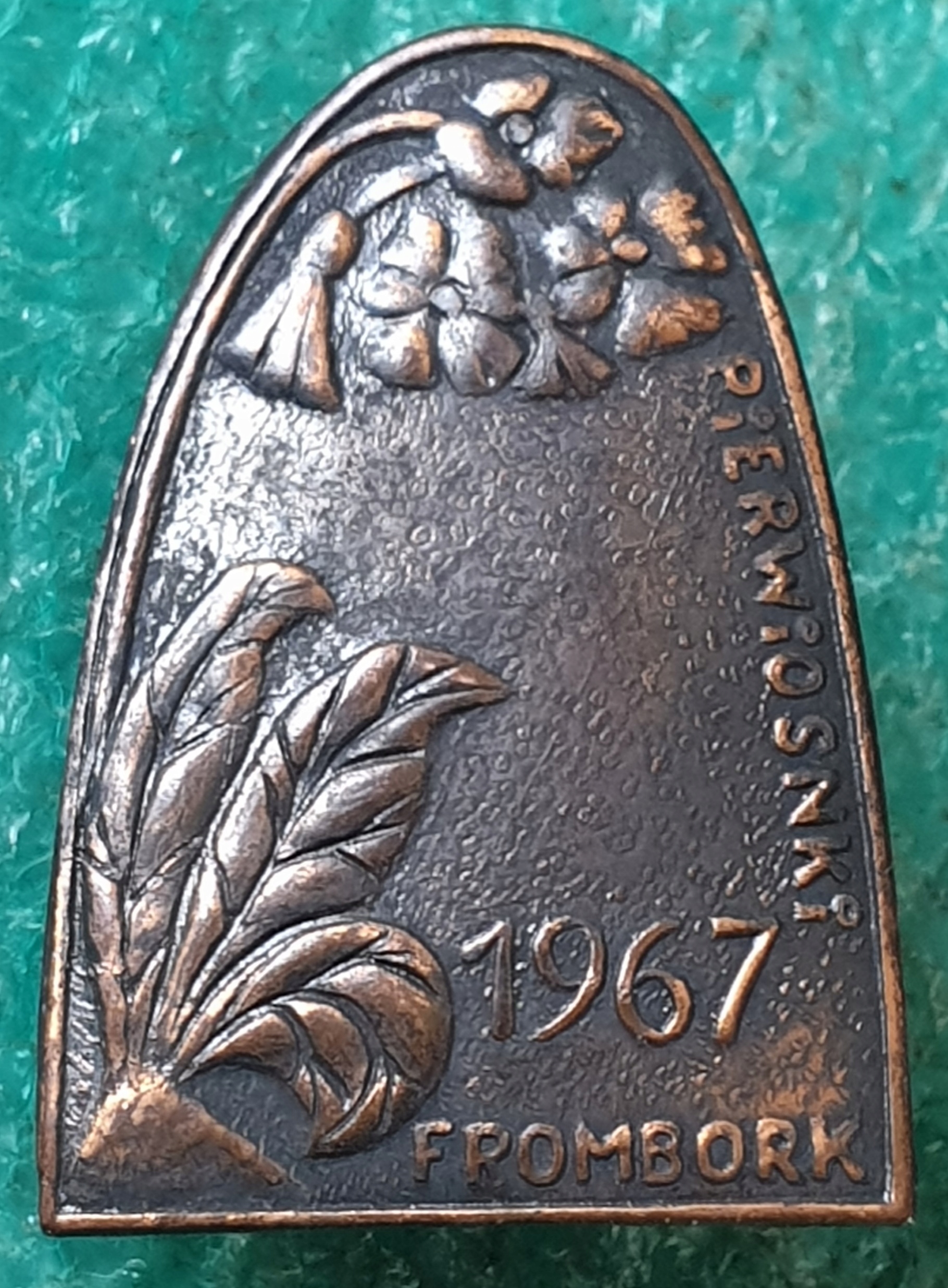 ODZNAKA PIERWIOSNKI 1967 FROMBORK