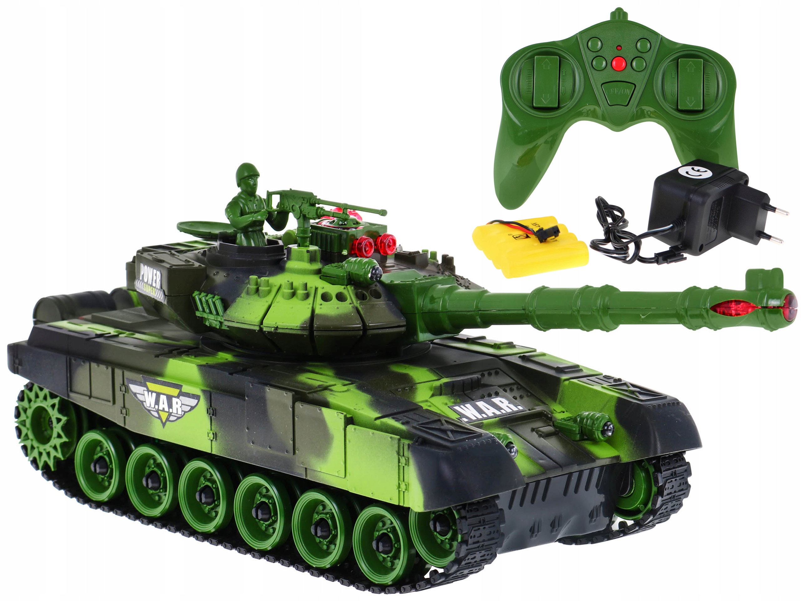 

zabawka militarna Czołg w kamuflarzu pilot 2,4