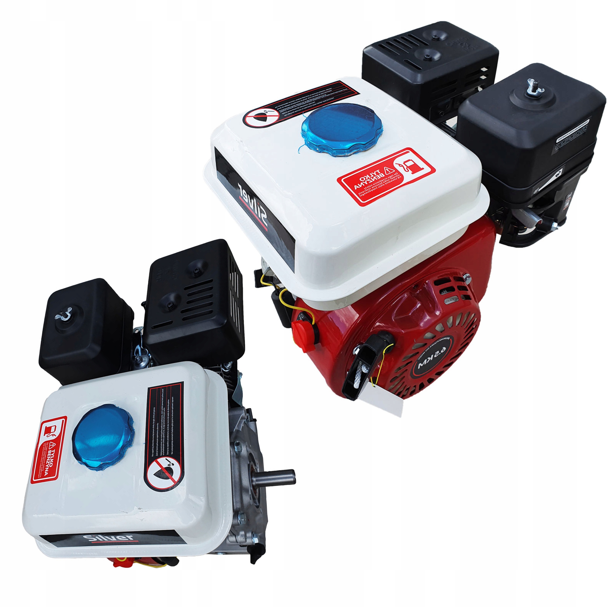 SILNIK SPALINOWY 7KM 19mm ZAGĘSZCZARKI AGREGATU Obroty 3000 RPM