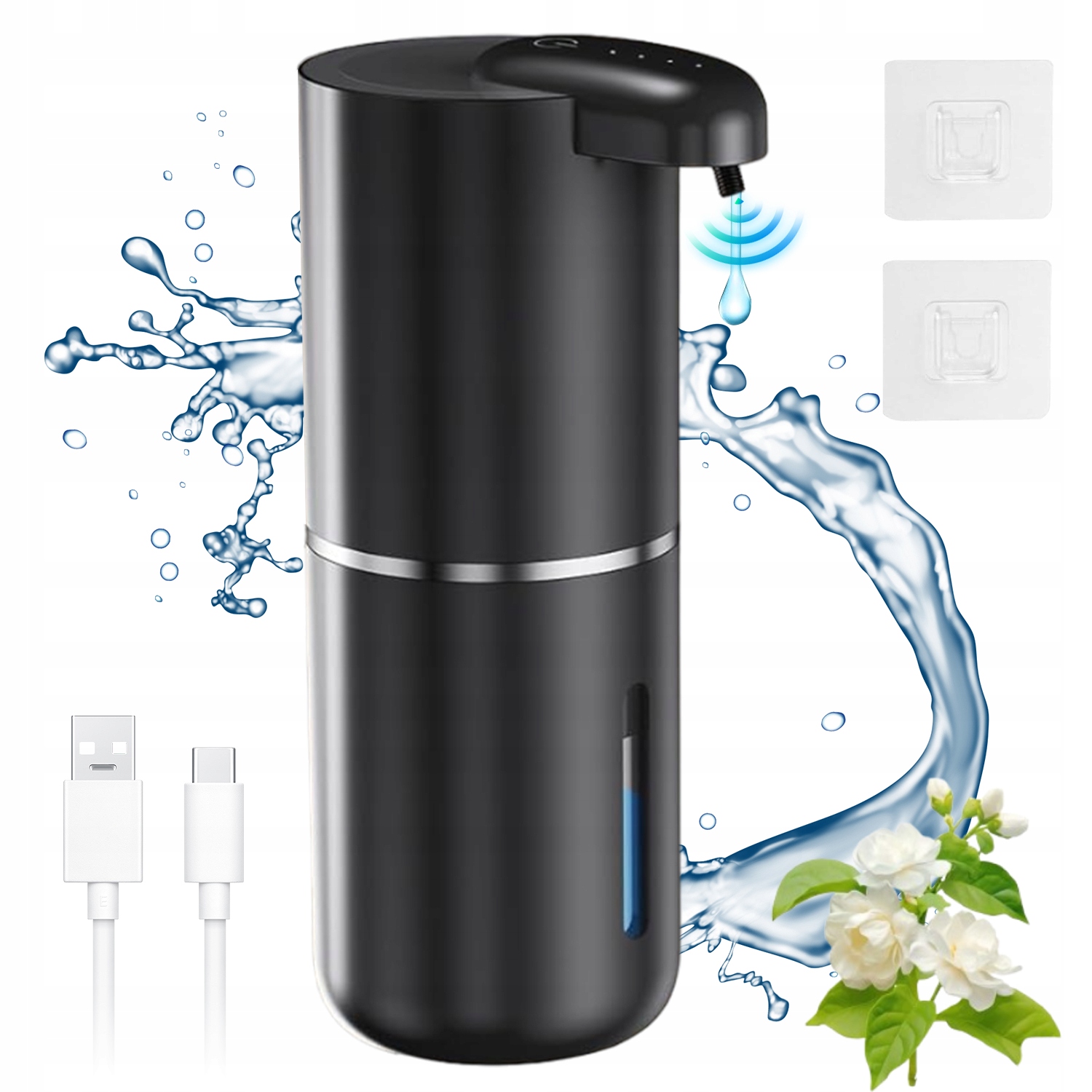 Bezdotykový Dávkovač Tekutého Mýdla 380 ML Automatický IPX5 4 Úrovně