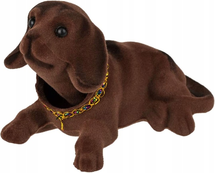 PIESEK DO AUTA PIES Z KIWAJĄCĄ GŁOWĄ KIWACZEK MASKOTKA OZDOBA PIES