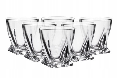 

Bohemia Quadro Szklanki 340 ml 6 sztuk