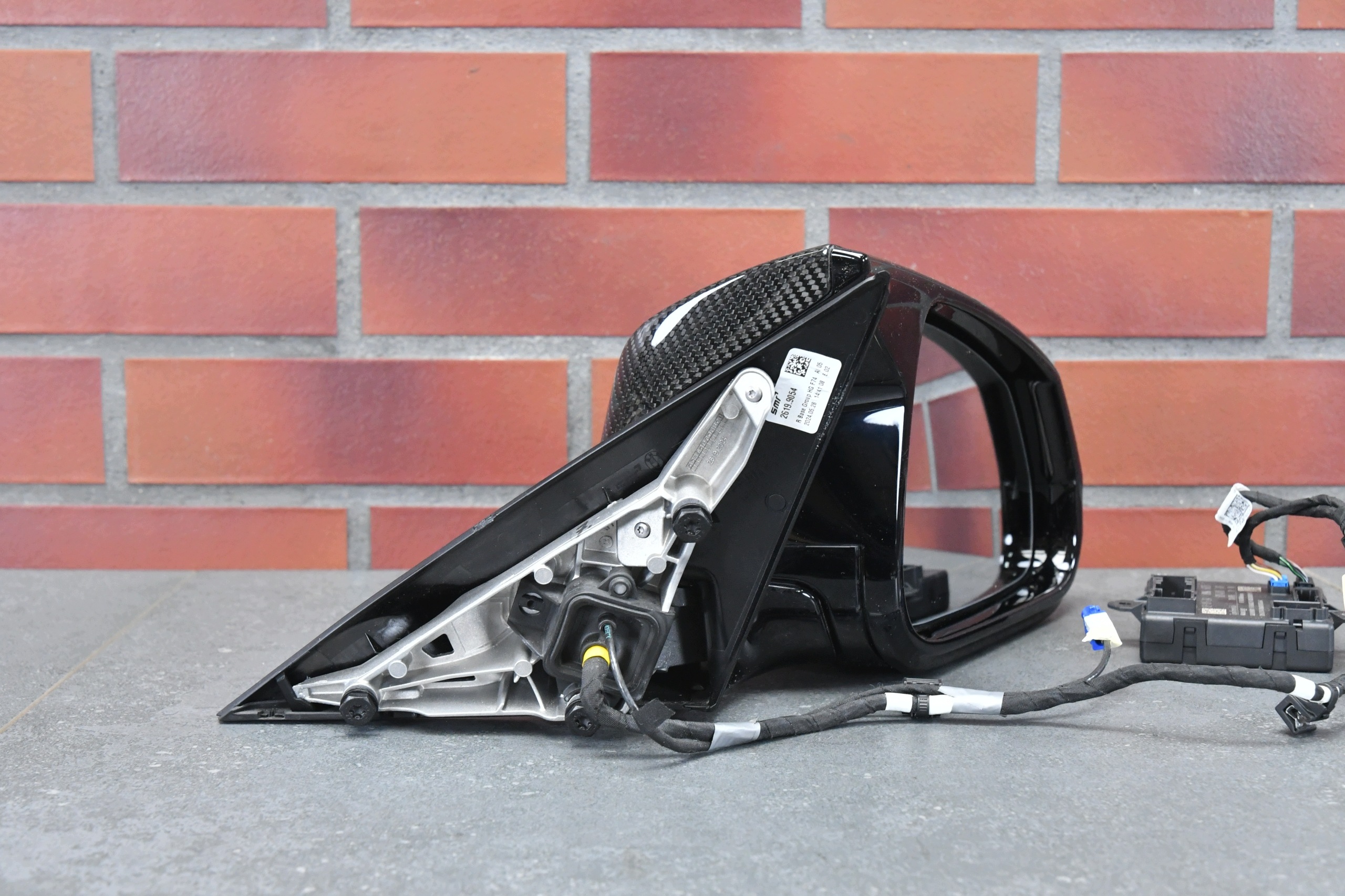mirror right BMW 2 F74 m-packet KAMERA triangle KARBON