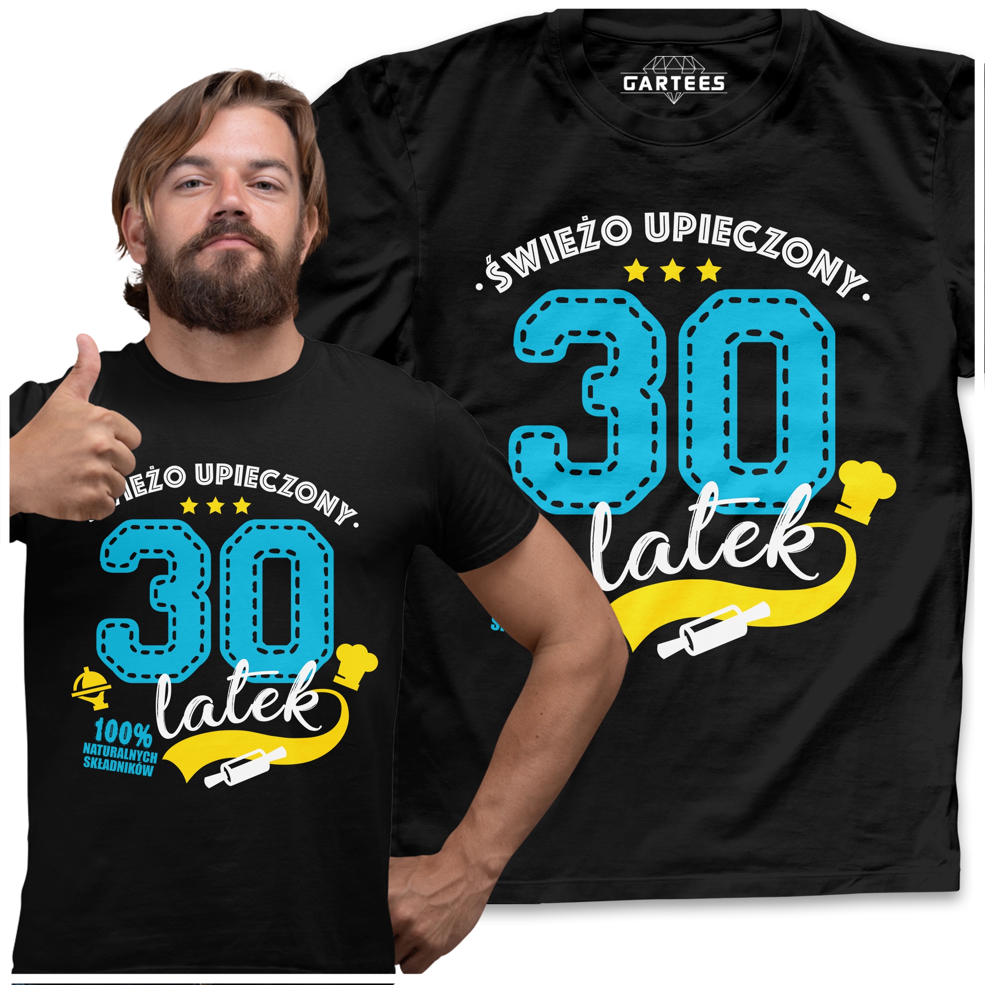 

Koszulka Męska Na 30 40 50 60 Urodziny