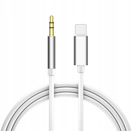 Kabel Aux mini jack 3.5mm do iPhone Lightning 1m