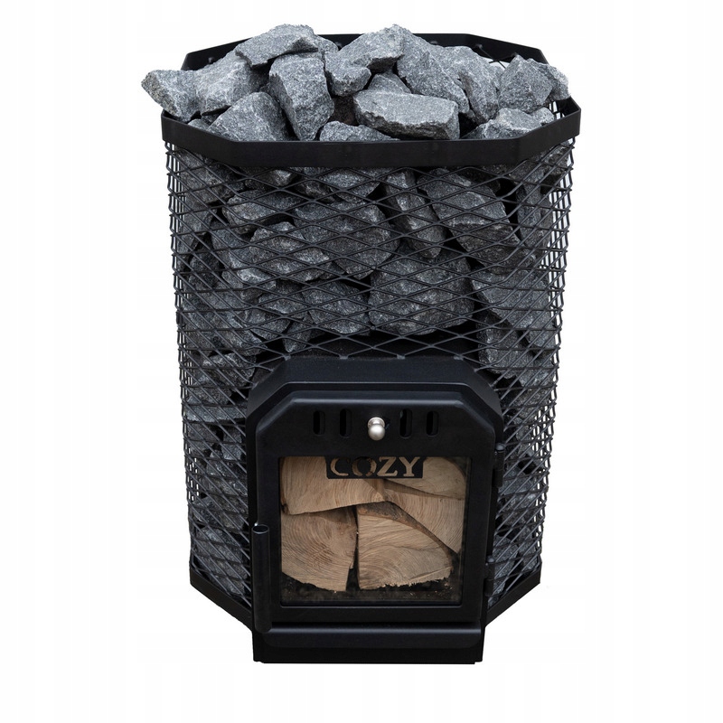 Kamna do sauny Cozy square 18 10,1 kW na dřevo