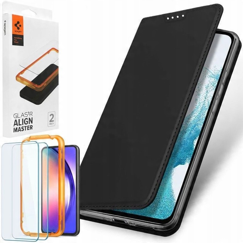 

Etui z Klapką 2x Szkło Spigen do Galaxy A54 5G