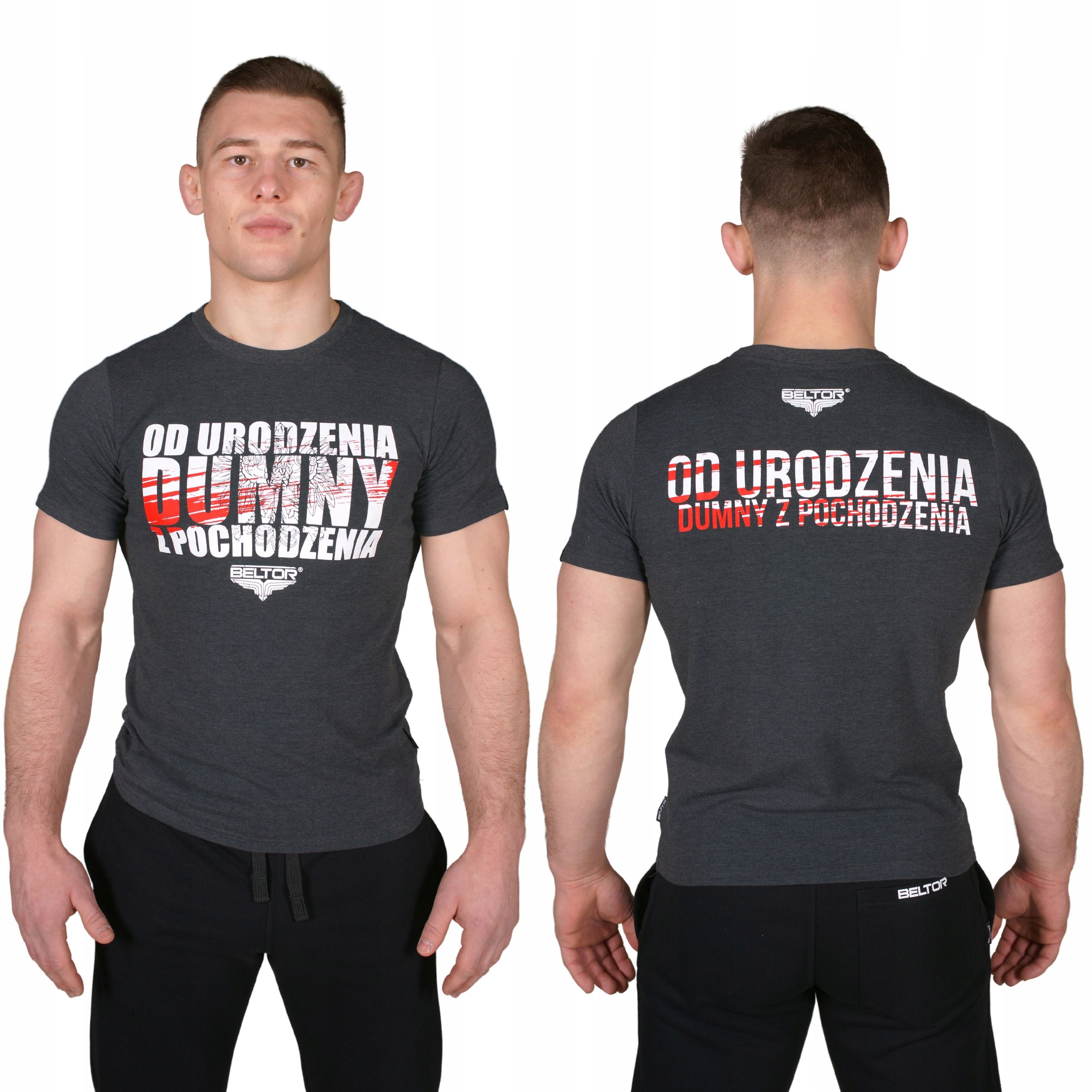 Beltor Koszulka Męska Od Urodzenia Dumny Z Pochodzenia T-shirt M